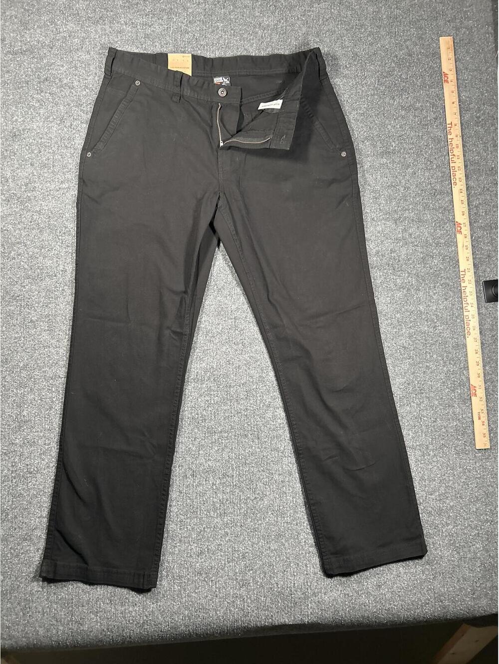 Eddie Bauer Men's Black Pants Size 36x32